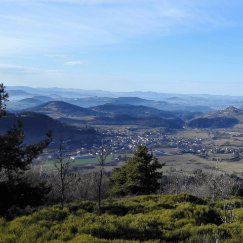 Vue sur Lantriac