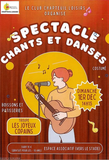 Spectacle chants et danses