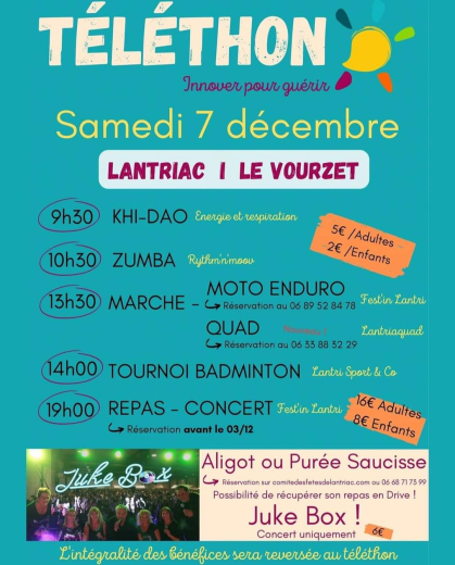 Téléthon à Lantriac