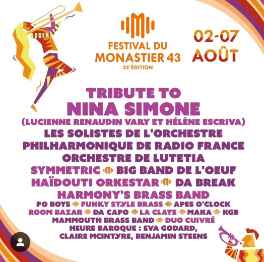Festival du Monastier - The place to cuivres