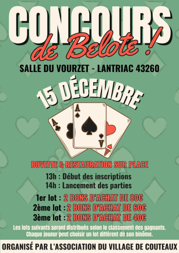 Concours de belote